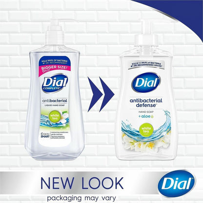 Dial White Tea Antibacterial Hand Soap, White Tea Scent, 11 fl oz (DIA20940EA)