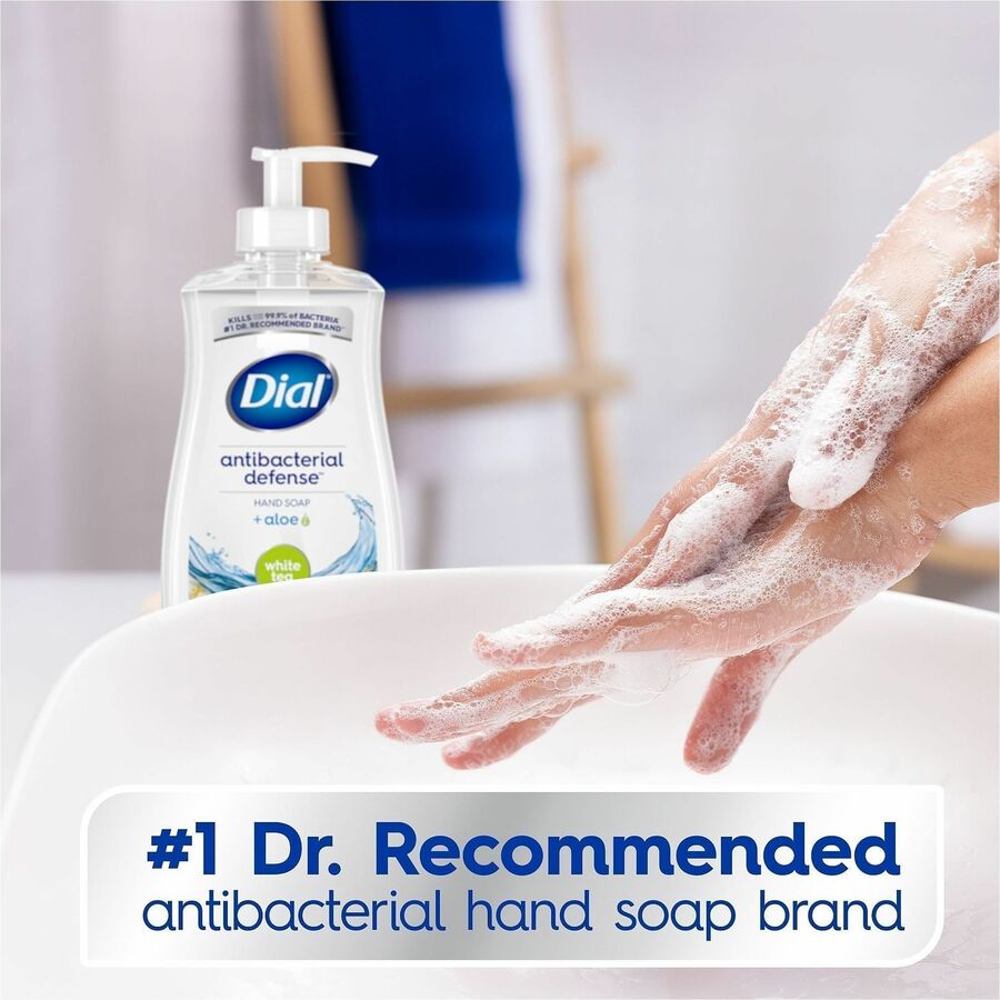 Dial White Tea Antibacterial Hand Soap, White Tea Scent, 11 fl oz (DIA20940EA)