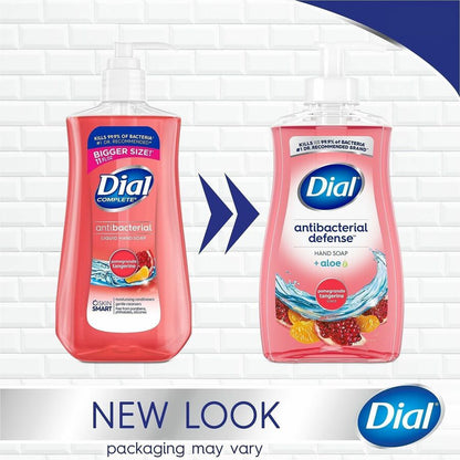 Dial Antibacterial Hand Soap, Pomegranate & Tangerine Scent, 11 fl oz (DIA20943EA)