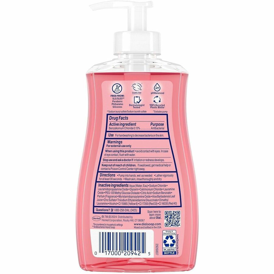 Dial Antibacterial Hand Soap, Pomegranate & Tangerine Scent, 11 fl oz (DIA20943EA)