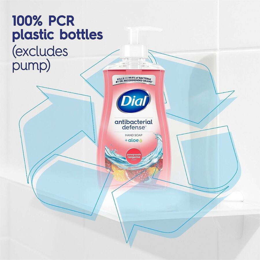 Dial Antibacterial Hand Soap, Pomegranate & Tangerine Scent, 11 fl oz (DIA20943EA)