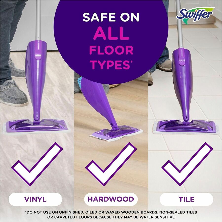 Swiffer WetJet MS Floor Cleaner, 40.6 fl oz (1.3 quart), Gain Scent (PGC77809BT)