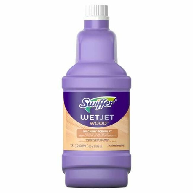 Swiffer WetJet Wood Floor Cleaner Solution Refill, 40.6 fl oz (1.3 quart) (PGC77133BT)