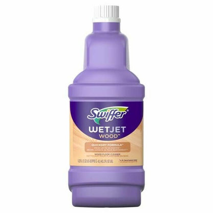 Swiffer WetJet Wood Floor Cleaner Solution Refill, 40.6 fl oz (1.3 quart) (PGC77133BT)