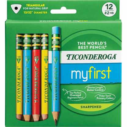 dixon-my-first-short-pencils-assorted-barrel-12-box-dixx33112_3