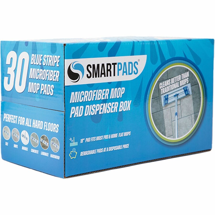 monarch-microfiber-wet-dry-mop-pad-refills-5-width-x-18-depth-woven-microfiber-white-blue-30-box-monm901rmpbl_2