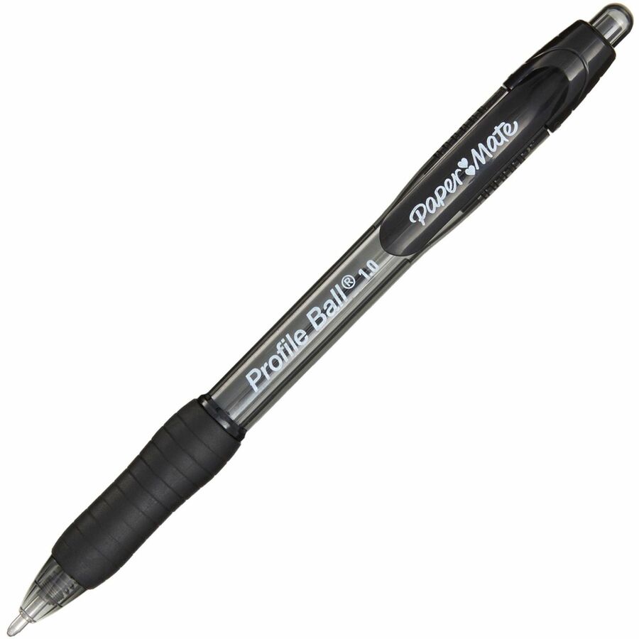 Paper Mate Profile Retractable Ballpoint Pens, Black Ink, 4/Pack (PAP2095467)