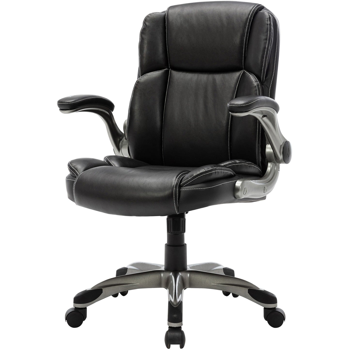 nusparc-leather-rolling-chair-mid-back-5-star-base-black-bonded-leather-armrest-nprch101labk_5