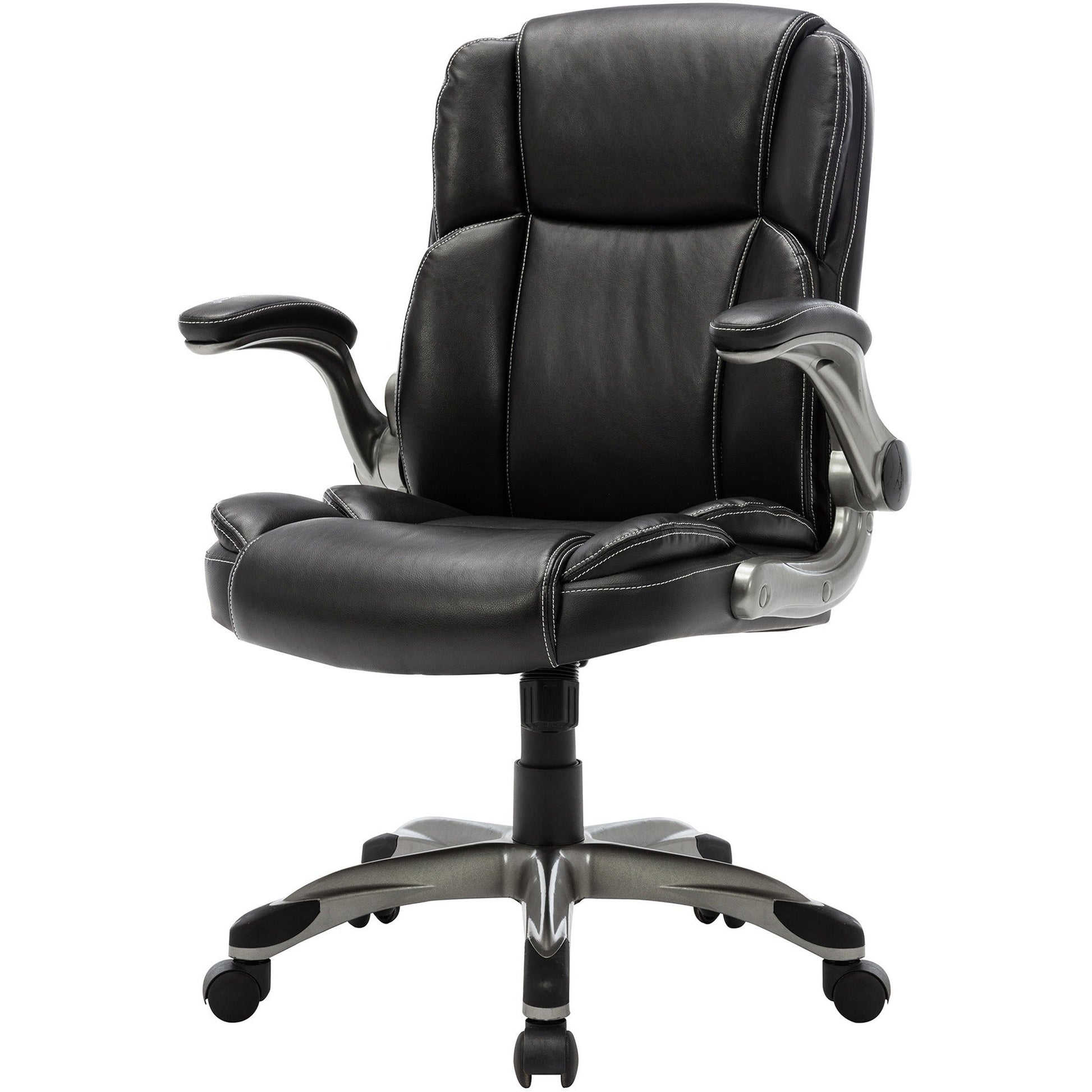 nusparc-leather-rolling-chair-mid-back-5-star-base-black-bonded-leather-armrest-nprch101labk_5