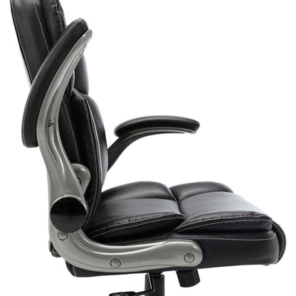 nusparc-leather-rolling-chair-mid-back-5-star-base-black-bonded-leather-armrest-nprch101labk_10