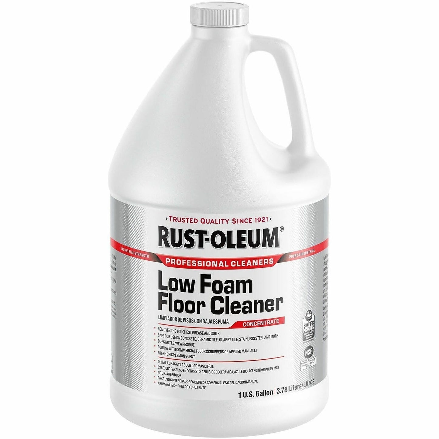 Rust-Oleum Pro Heavy-Duty Low-Foam Floor Cleaner, 128 fl oz, Lemon Scent (RST382263EA)
