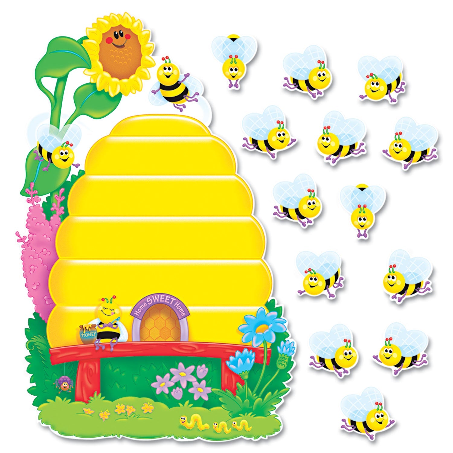 trend-enterprises-busy-bees-job-chart-plus-bulletin-board-set-18-1-4-x-17-1-2-num-tept8077_1
