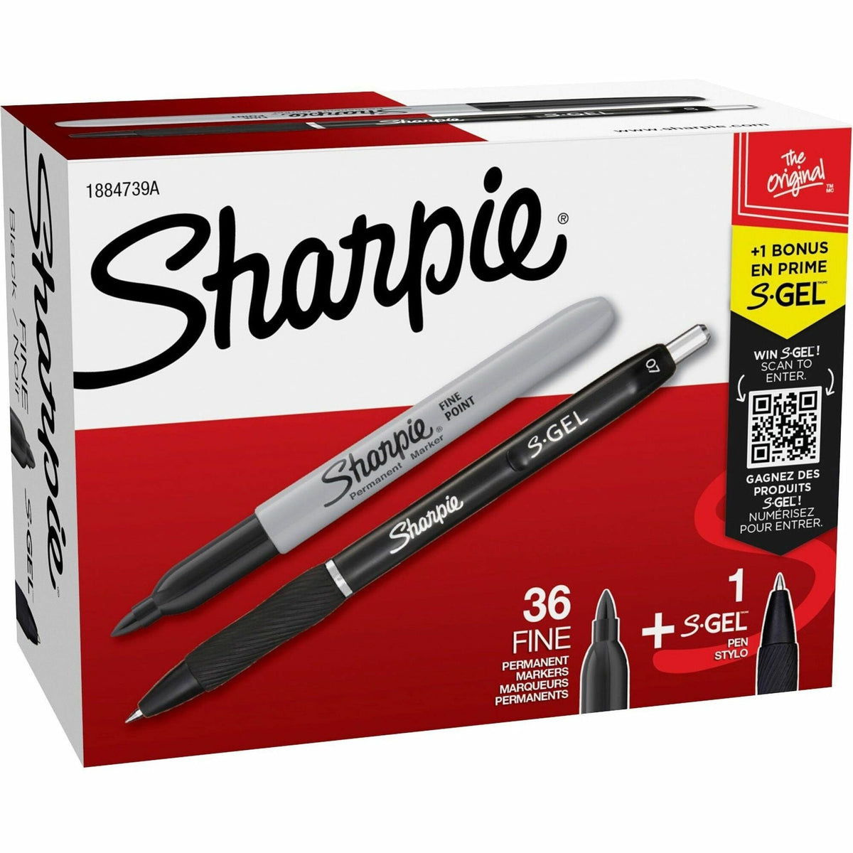 Medical Sharpie Sharpie Fine Tip Permanent Marker, Black, 36/Pack (SAN1884739 ...