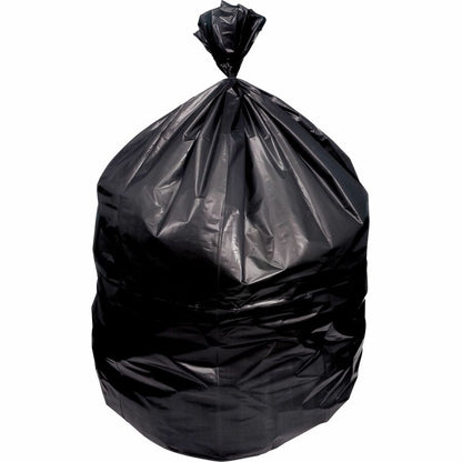 Heritage Value Line Can Liners, 33 gal Capacity, 33" x 38" x 1.20 mil Thickness, 100/Box, Black (HERX6638SKR0V)