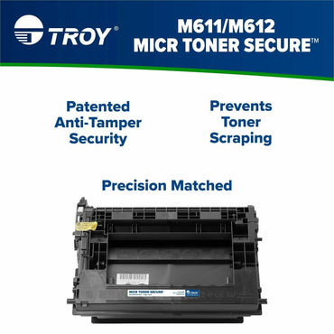 Troy Toner Secure MICR High Yield Laser Toner Cartridge, Black, Alternative for HP 147X (W1470X), 25200 Pages (TRS02W1470X0E1)