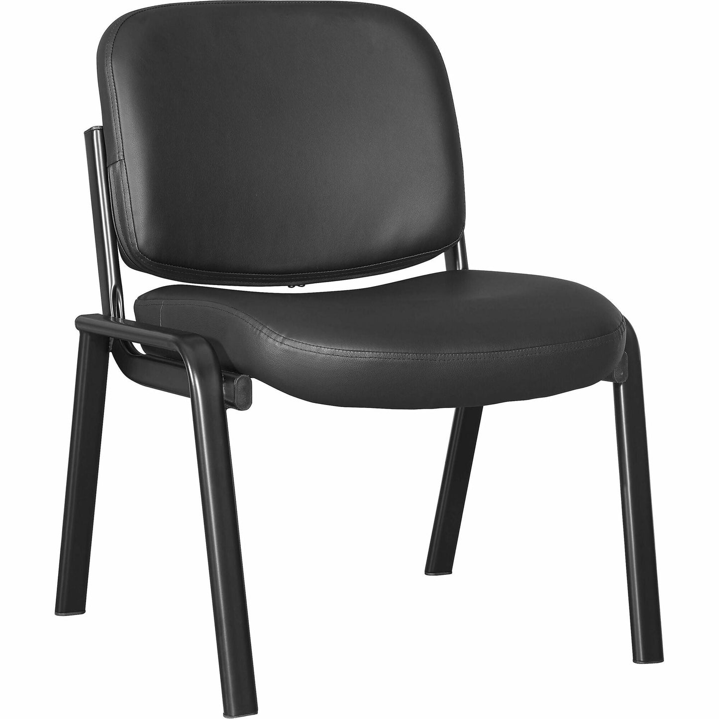 lorell-deluxe-leather-4-leg-guest-chair-powder-coated-metal-frame-llr84595_1