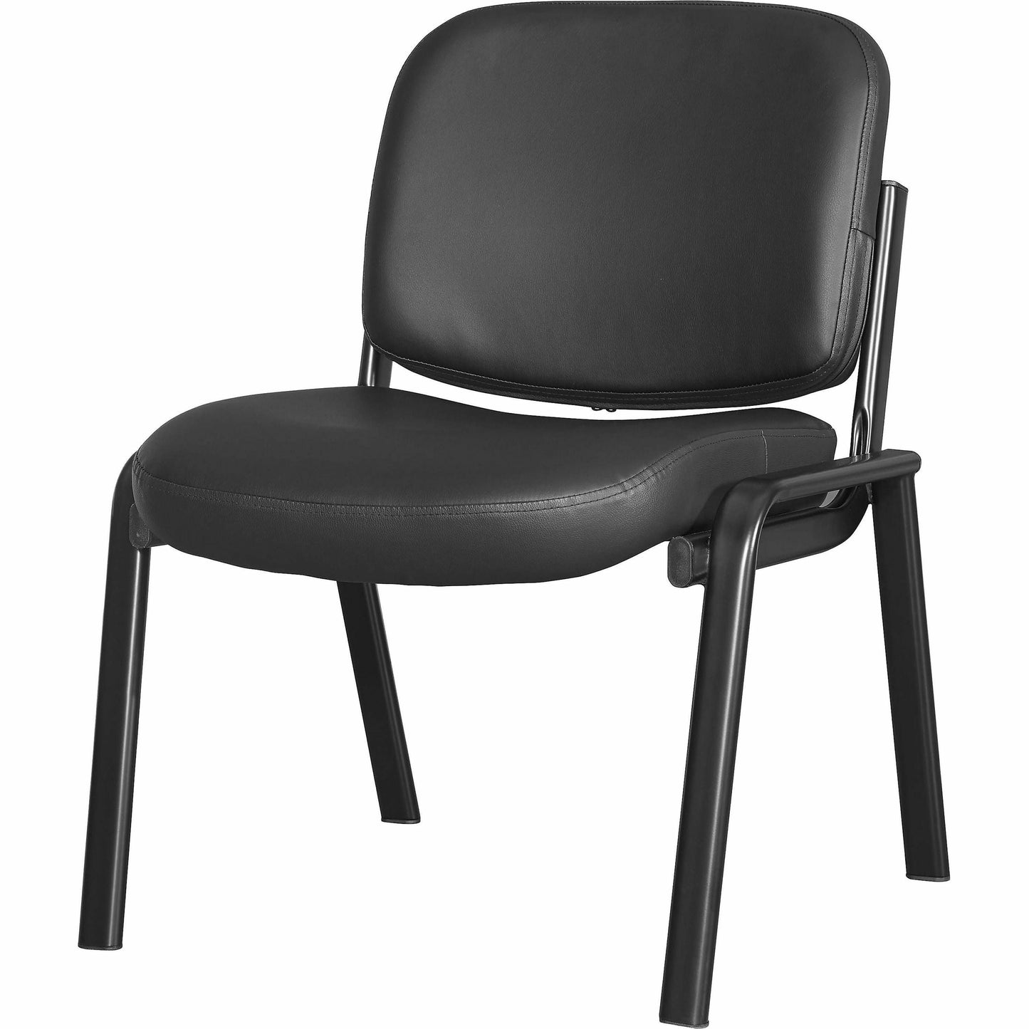 lorell-deluxe-leather-4-leg-guest-chair-powder-coated-metal-frame-llr84595_5