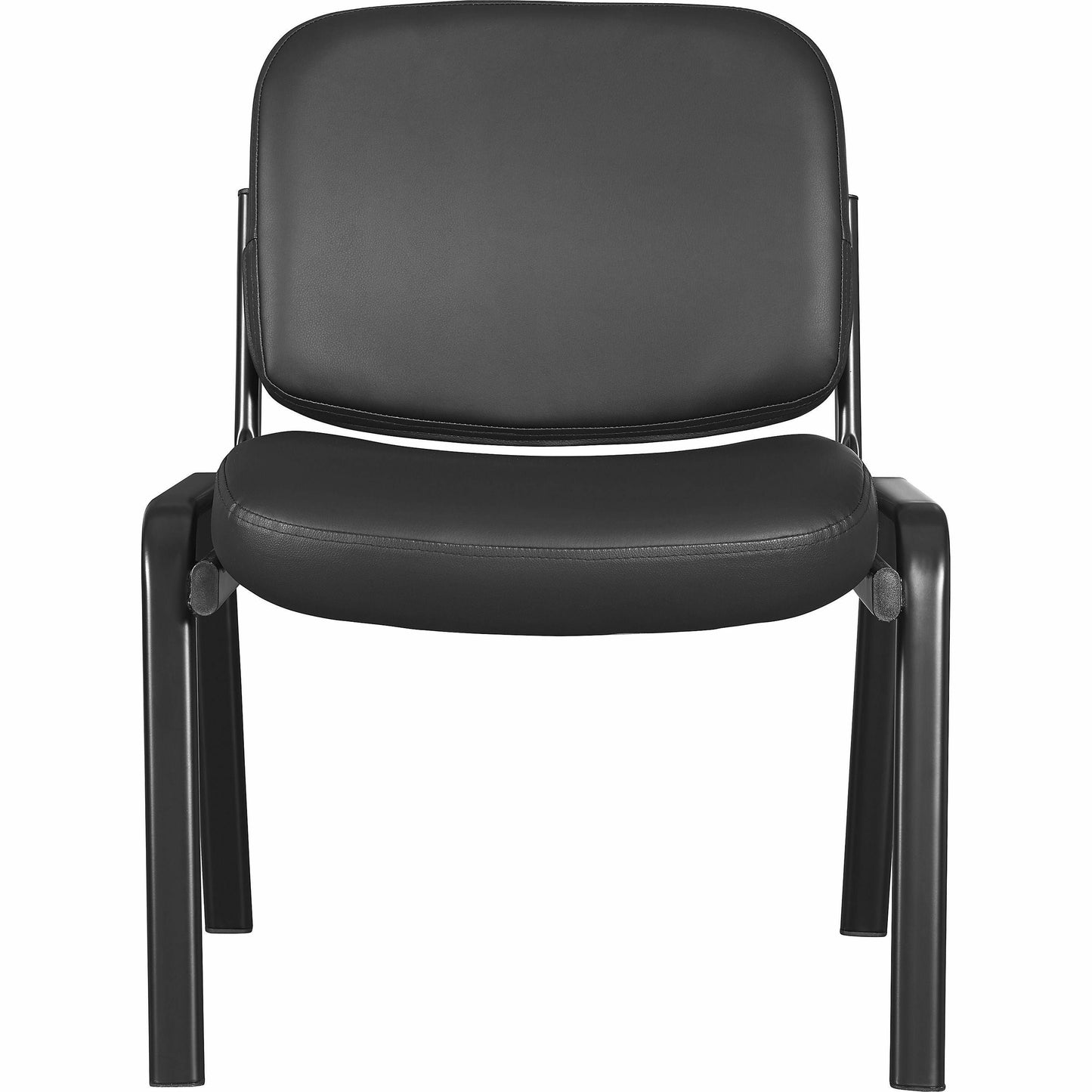 lorell-deluxe-leather-4-leg-guest-chair-powder-coated-metal-frame-llr84595_3