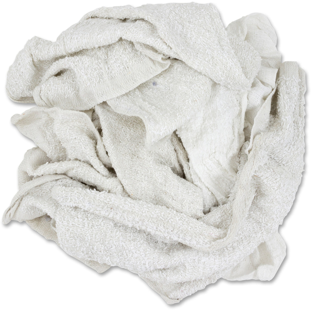 TASKBrand 25 lb. Economy Terry Rags, White, 1 Carton (HOS53725)