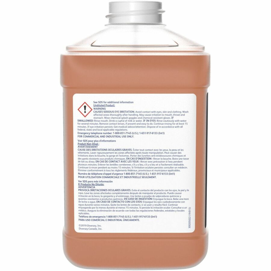 Diversey Stride Fragrance Free Neutral Cleaner, 84.5 fl oz, 2/Carton (DVO94240626)