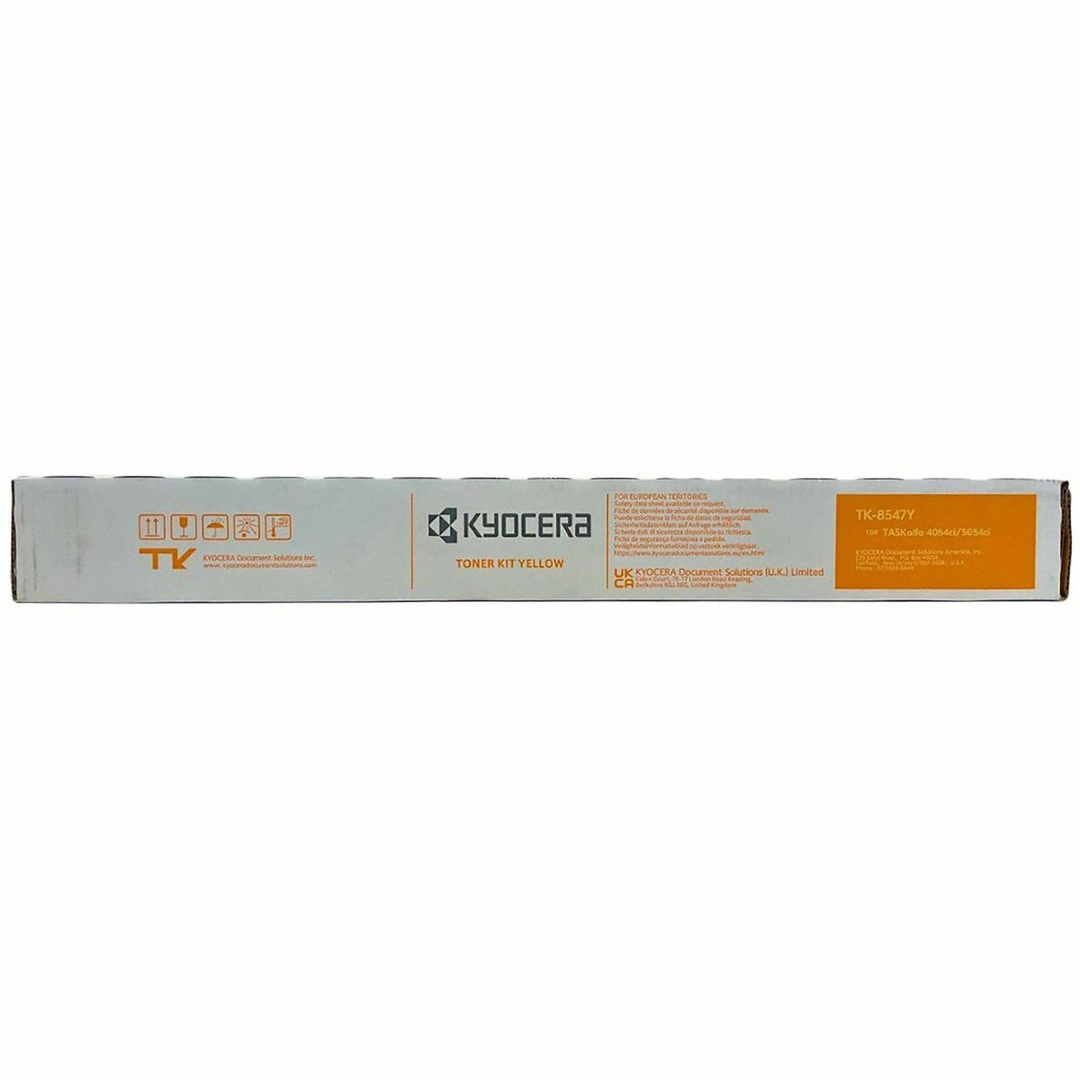 Kyocera TK-8547Y Original Laser Toner Cartridge, Yellow, 20000 Pages (KYOTK8547Y)