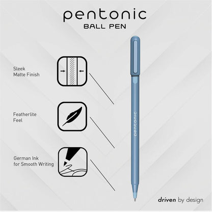 pentonic-frosted-barrel-ballpoint-pens-0-7-mm-fine-pen-point-assorted-ink-frost-barrel-10-box-pntpen13088_3