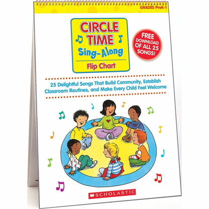 Scholastic Circle Time Sing-Along Flip Chart, Theme/Subject: Music, Skill Learning: Songs (SHS043965241)