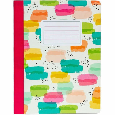 Pukka Pads Composition Books, 9 3/4" x 7 1/2", Assorted Cover, 140 Pages, Printed, Stitched, College Ruled Front Ruling, 3/Pack (PKP9095CD)