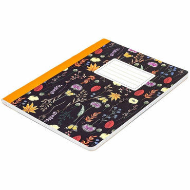 Pukka Pads Bloom Composition Book 3 Pack, 9.70" x 7.5", Assorted Cover, 70 Sheets, 140 Pages, Printed, Stitched (PKP9516BLM)