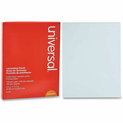 Universal Laminating Pouch, 8.50" x 11", 100/Pack (UNV84624)