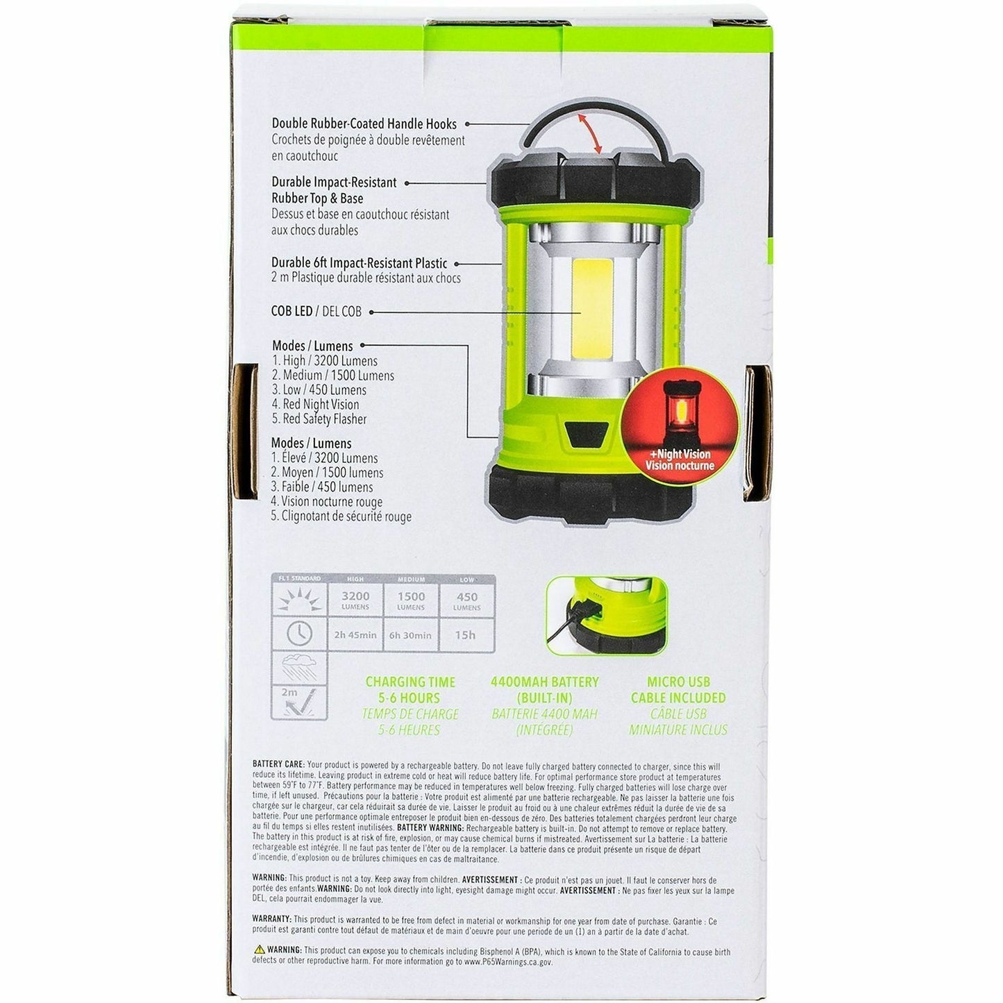 Life+Gear Adventure Lantern & Power Bank, 3200 lm Lumen (DCY413992)