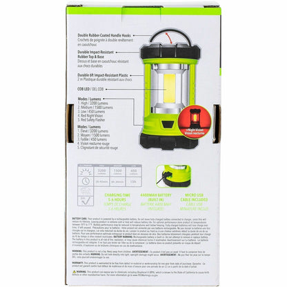 Life+Gear Adventure Lantern & Power Bank, 3200 lm Lumen (DCY413992)