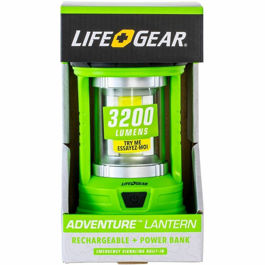 Life+Gear Adventure Lantern & Power Bank, 3200 lm Lumen (DCY413992)