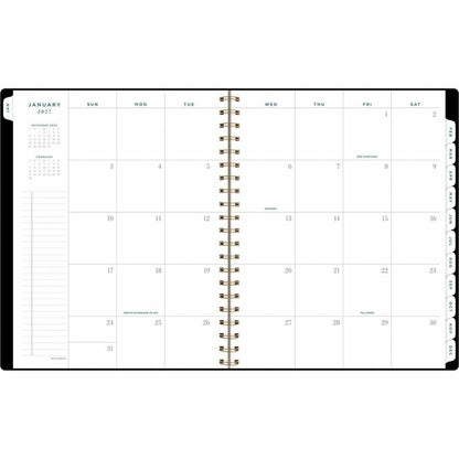 At-A-Glance Signature Lite Weekly Monthly Planner, 8½" x 11", 12-Month, Jan 2027-Dec 2027, Black (AAGYP905L05)