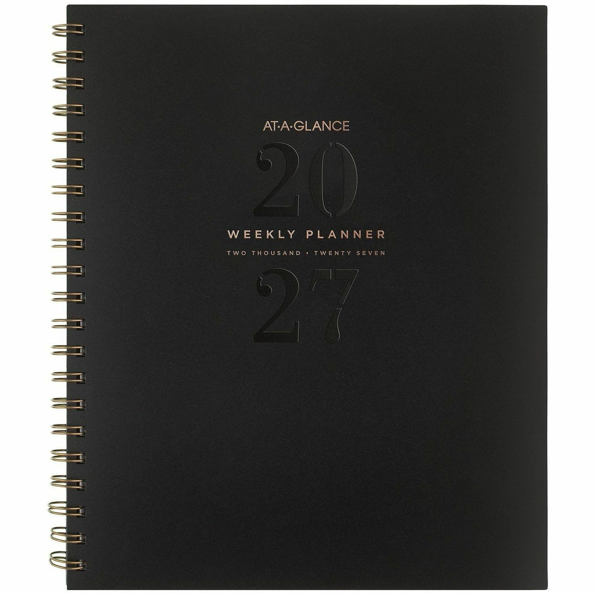 At-A-Glance Signature Lite Weekly Monthly Planner, 8½" x 11", 12-Month, Jan 2027-Dec 2027, Black (AAGYP905L05)