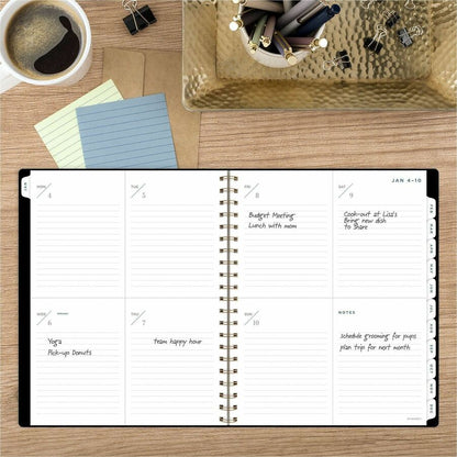 At-A-Glance Signature Lite Weekly Monthly Planner, 8½" x 11", 12-Month, Jan 2027-Dec 2027, Black (AAGYP905L05)