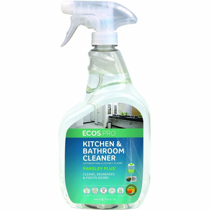 ECOS PRO Parsley All-Purpose Cleaner, Ready-To-Use, Spray, 32 fl oz, Parsley Scent, 6/Carton (EOPPL97466)