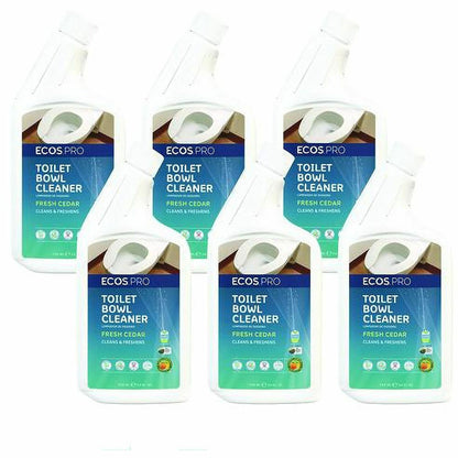 ECOS PRO Toilet Bowl Cleaner, Ready-To-Use, Gel, 24 fl oz, 6/Carton (EOPPL97036)