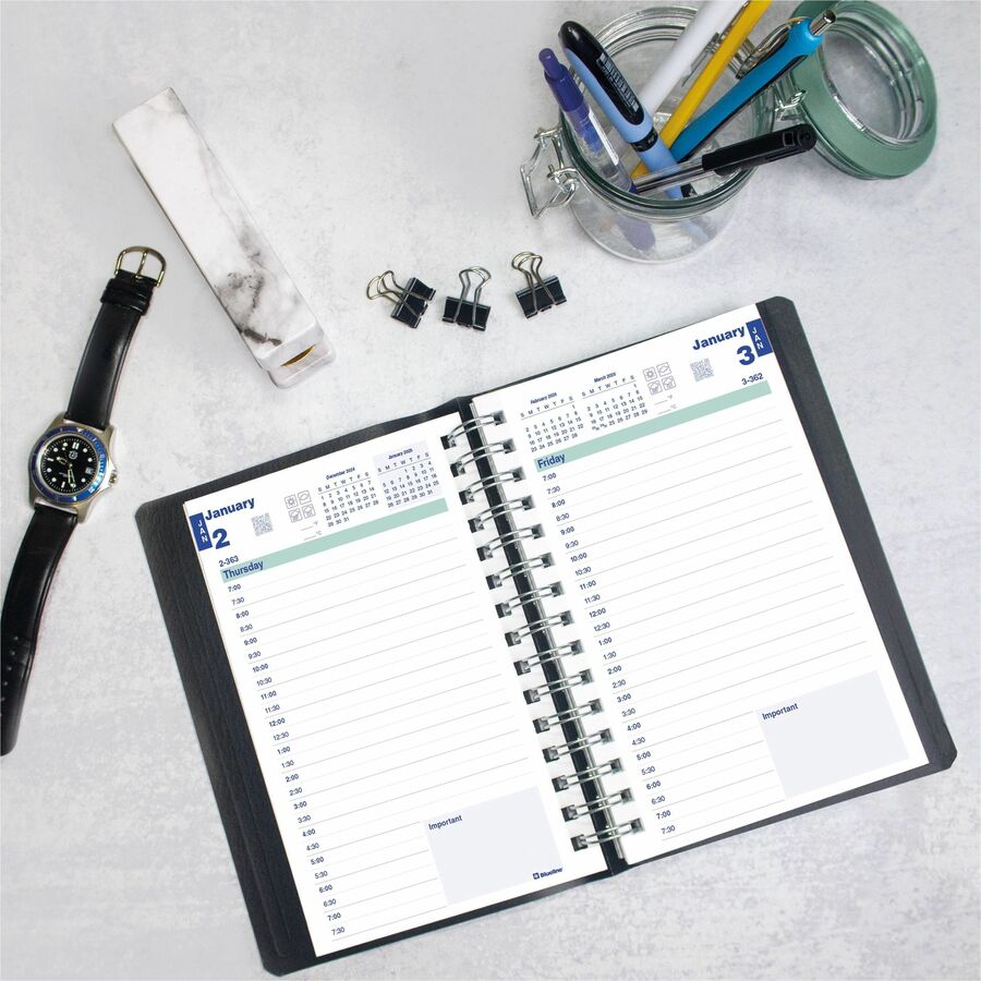 blueline-plan-and-link-daily-appointment-planner-12-month-january-december-7-00-am-to-7-30-pm-half-hourly-1-day-single-page-layout-5-x-8-sheet-size-redc1504w81_3