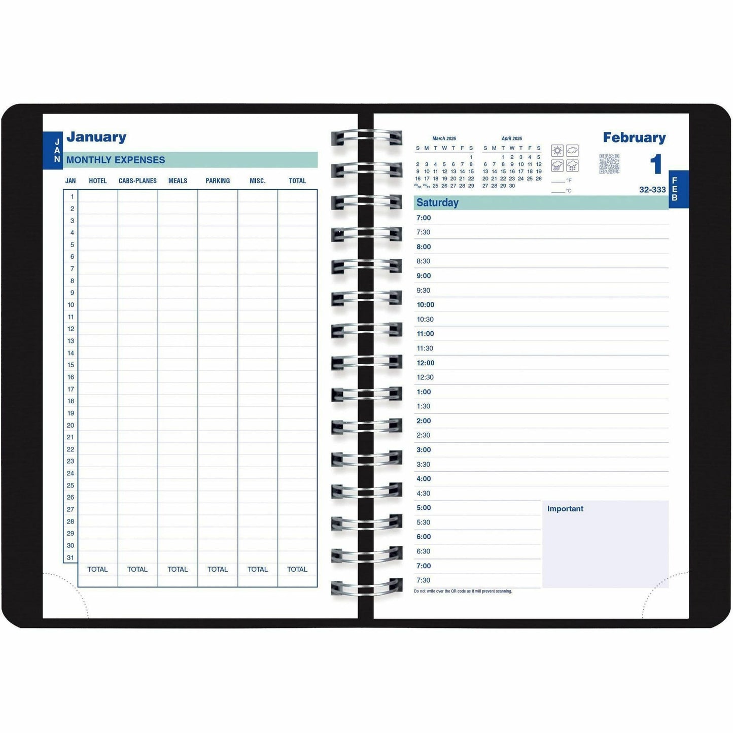 blueline-plan-and-link-daily-appointment-planner-12-month-january-december-7-00-am-to-7-30-pm-half-hourly-1-day-single-page-layout-5-x-8-sheet-size-redc1504w81_10