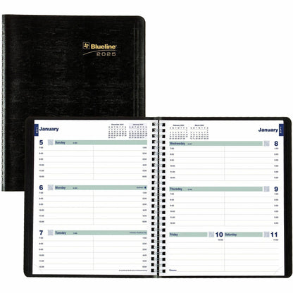 blueline-plan-and-link-weekly-appointment-planner-weekly-12-month-january-december-7-00-am-to-8-45-pm-1-week-double-page-layout-7-1-4-x-9-1-4-sheet-size-redc527581t_1