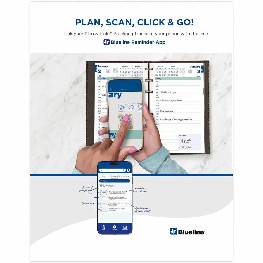 blueline-plan-and-link-weekly-appointment-planner-weekly-12-month-january-december-7-00-am-to-8-45-pm-1-week-double-page-layout-7-1-4-x-9-1-4-sheet-size-redc527581t_4