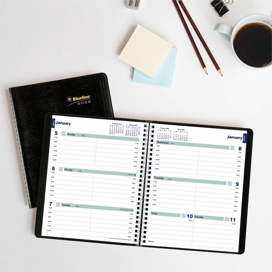 blueline-plan-and-link-weekly-appointment-planner-weekly-12-month-january-december-7-00-am-to-8-45-pm-1-week-double-page-layout-7-1-4-x-9-1-4-sheet-size-redc527581t_6