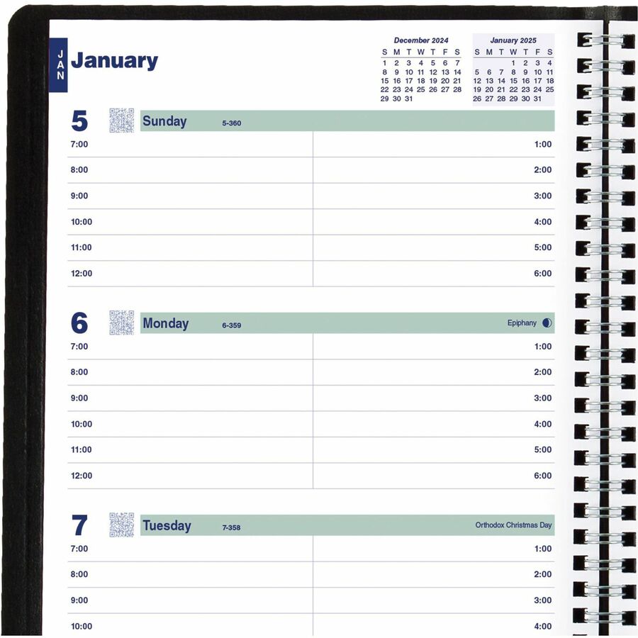 blueline-plan-and-link-weekly-appointment-planner-weekly-12-month-january-december-7-00-am-to-8-45-pm-1-week-double-page-layout-7-1-4-x-9-1-4-sheet-size-redc527581t_11