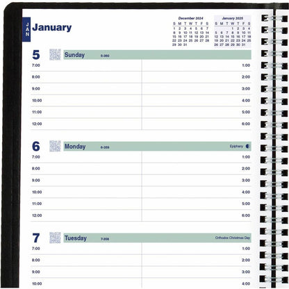 blueline-plan-and-link-weekly-appointment-planner-weekly-12-month-january-december-7-00-am-to-8-45-pm-1-week-double-page-layout-7-1-4-x-9-1-4-sheet-size-redc527581t_11