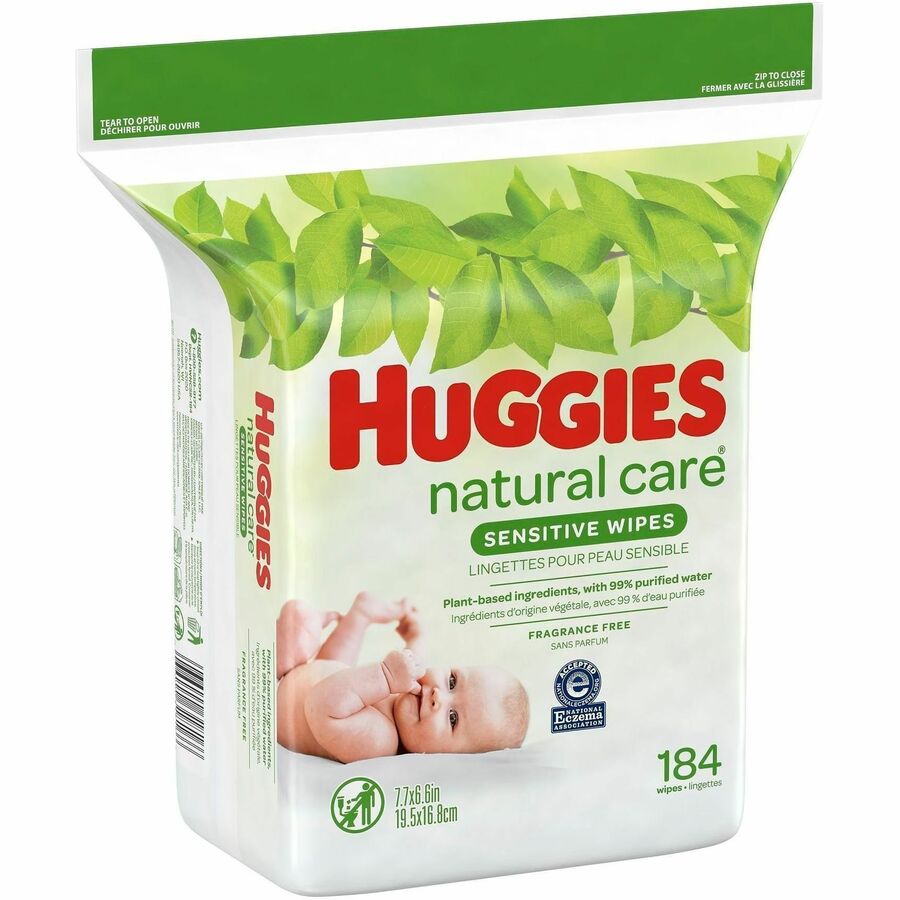 Huggies Natural Care Sensitive Baby Wipes, 184/Pack (KCC31816PK)