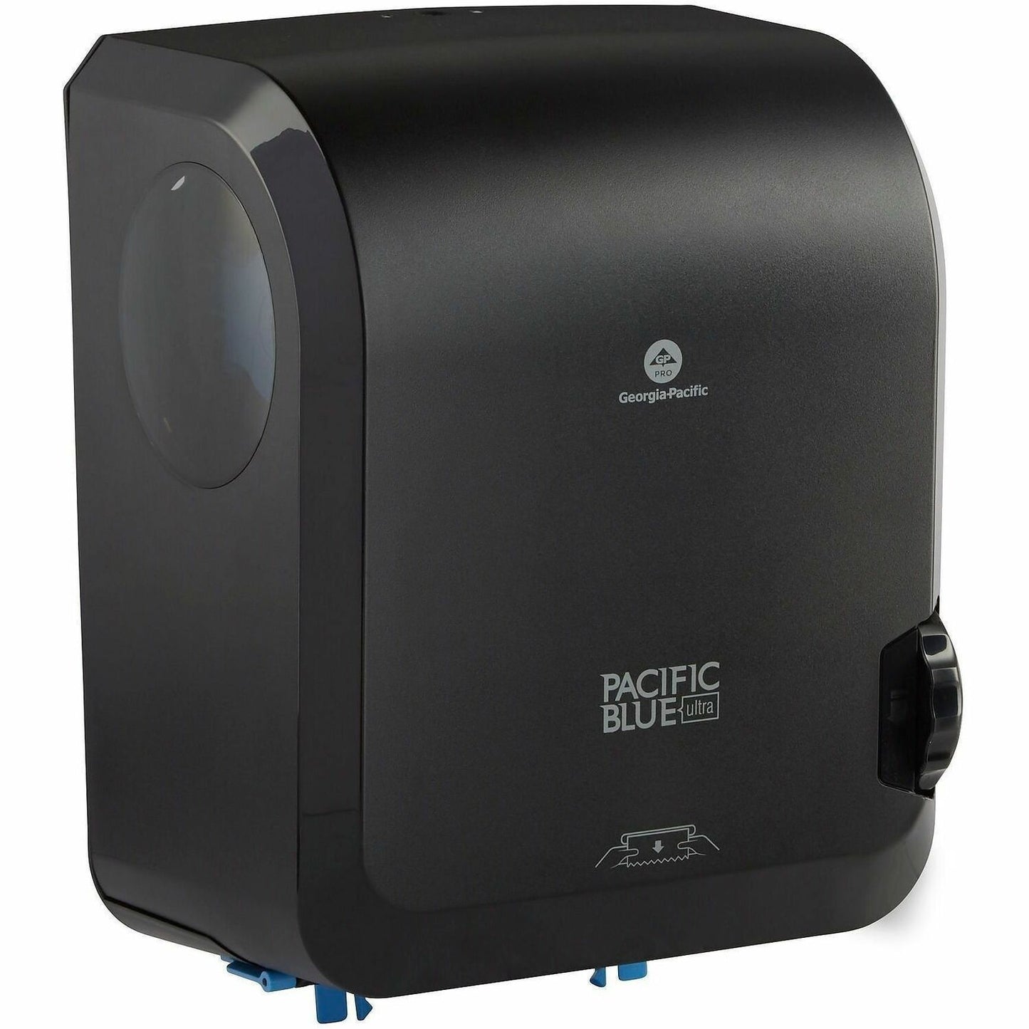 Pacific Blue Ultra High Cap Touchless Towel Dispenser, 1150 ft Roll Diameter, 16" x 12.9" x 8.9", Black (GPC59594)