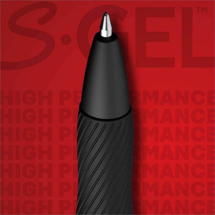 Sharpie S-Gel Pen, Black Ink, Rose Gold Metal Barrel, 0.7 mm Pen Point, Retractable, Gel-based, Writing, 2/Pack (SAN2194742)