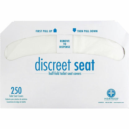 Hospeco Discreet TSC Half-Fld 20 250 S, Half-fold, 250/Pack, 20/Carton (HOSDS5000)