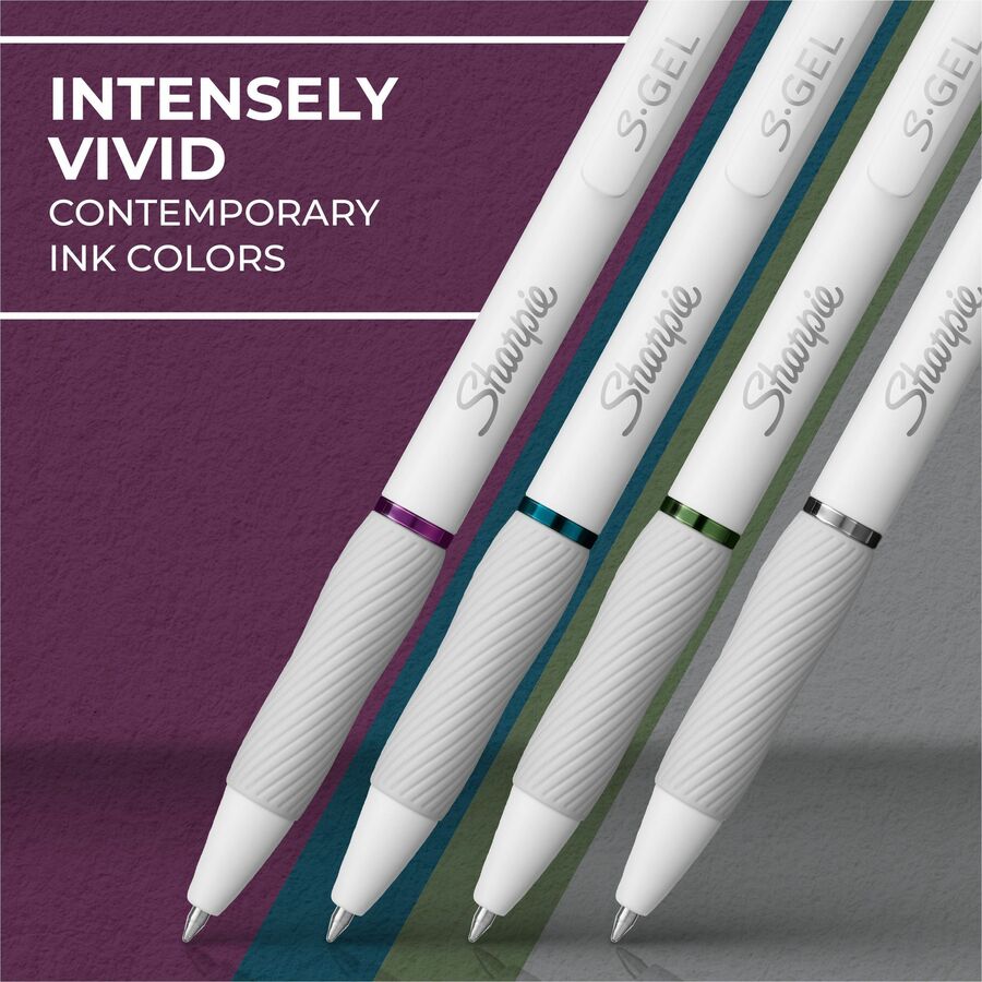sharpie-s-gel-pens-0-7-mm-medium-pen-point-rich-dark-ink-gel-based-pearl-white-plastic-barrel-4-pack-san2206100_4